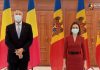 Preşedintele Klaus Iohannis şi premierul Nicolae Ciucă – primiţi de Maia Sandu şi Natalia Gavriliţa, la Chişinău
