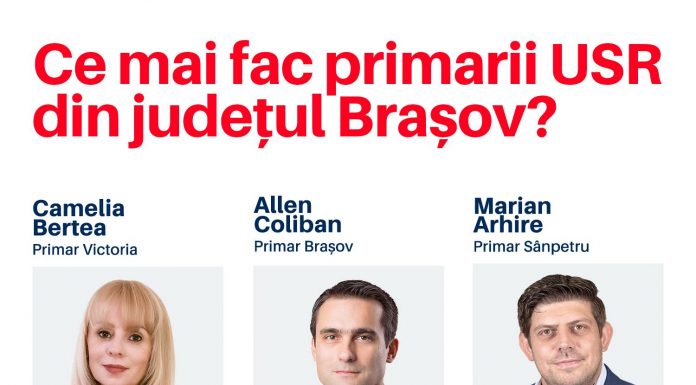 USR Brașov : Ce mai fac primarii USR din județul Brașov ?