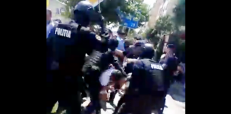 Scandal la o înmormântare în Dâmboviţa. Participanţii la un cortegiu funerar s-au luat la bătaie cu poliţiştii
