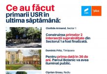 Claudiu Niculaescu : Ce au făcut primarii USR pentru comunitățile pe care le administrează, în ultima săptămână, pe scurt