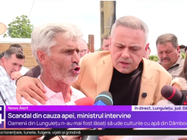 „Apa e de la Dumnezeu!” Soluțiile autorităților după ce agricultorii de la Lungulețu au irigat din râu. Poliția infirmă încătușarea unui fermier