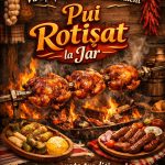 Restaurant La Iulian de la Râu Alb / Bărbulețu : Vino mâine să te bucuri de: Pui rotisat fraged și savuros