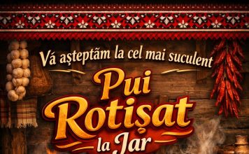 Restaurant La Iulian de la Râu Alb / Bărbulețu : Vino mâine să te bucuri de: Pui rotisat fraged și savuros